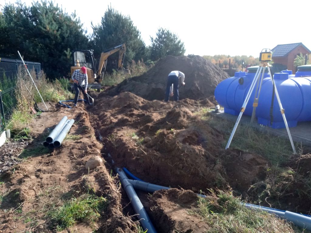 Instalacja zbierania wody deszczowej Sochocin