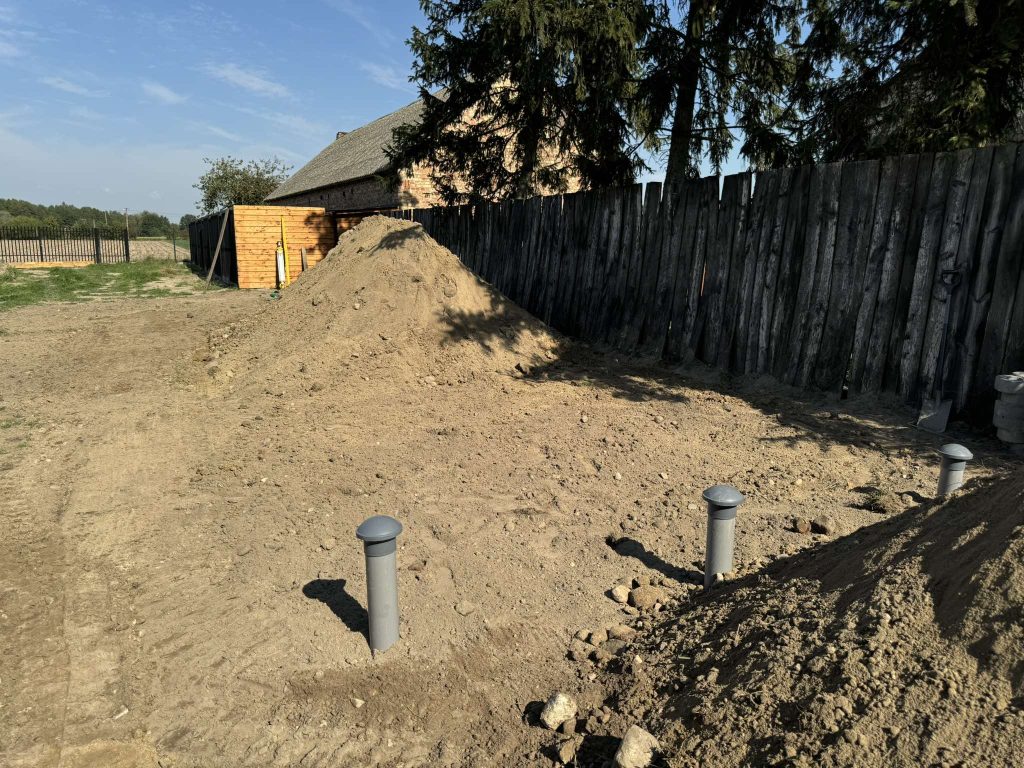 Montaż oczyszczalni przydomowej Serock, Wieliszew, Łajski